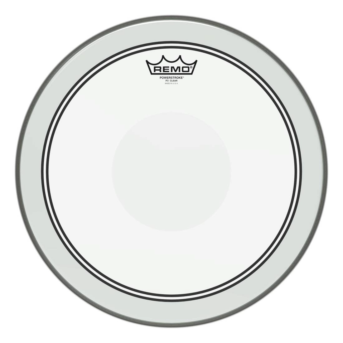 Powerstroke P3 Clear Drumhead - Top Clear Dot, 15\'\'