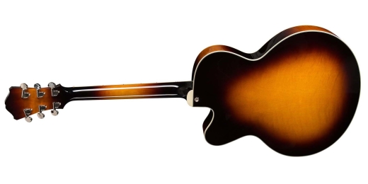Archtop Guitar Spruce Top with Hardshell Case - Sunburst Finish