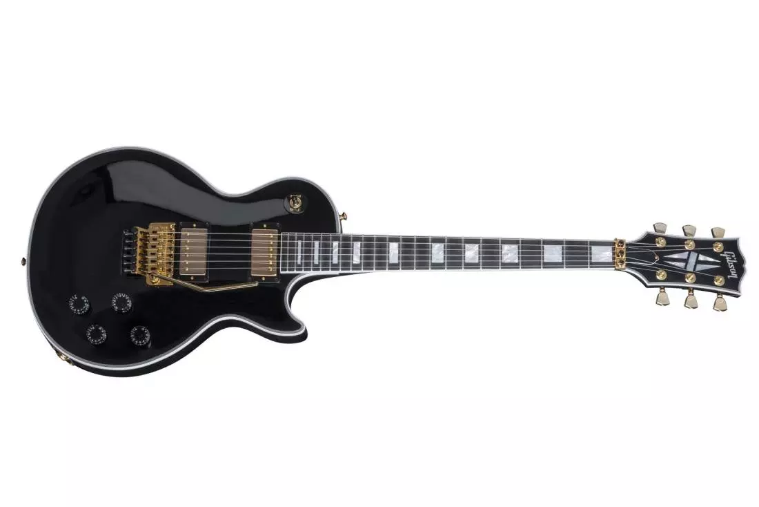 Les Paul Custom Axcess w/Gold Floyd Rose Ltd - Ebony