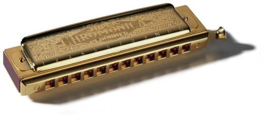 Hohner - Super Chromonica Gold - Key of C