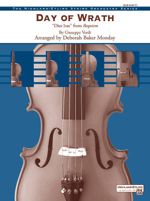 Alfred Publishing - Day of Wrath (Dies Irae from Requiem) - Verdi/Monday - String Orchestra - Gr. 3.5
