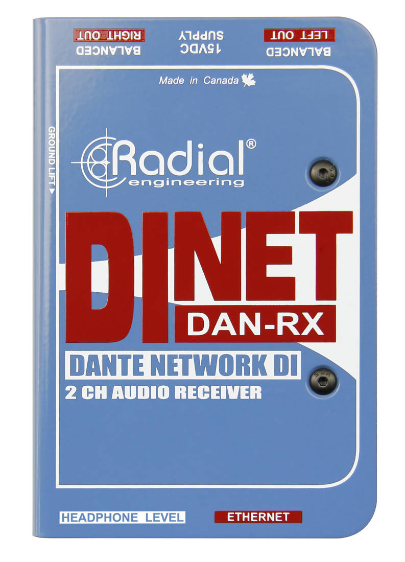 DiNET DAN-RX Dante Network Receiver