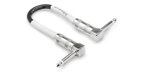 Guitar Patch Cable, Right-angle to Same, 12 Inch