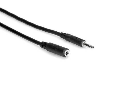 Hosa - Straight Mini Plug Headphone Extension Cable, 10 Foot