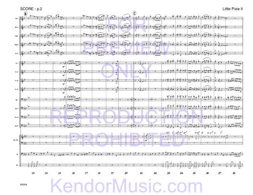 Little Pixie II - Jones - Jazz Ensemble - Gr. Advanced