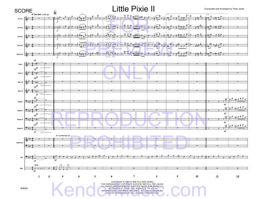 Little Pixie II - Jones - Jazz Ensemble - Gr. Advanced