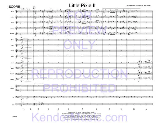 Little Pixie II - Jones - Jazz Ensemble - Gr. Advanced
