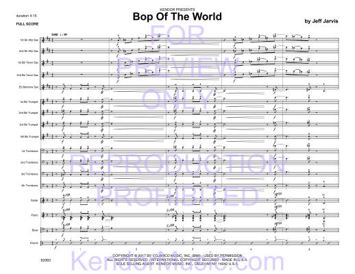Bop Of The World - Jarvis - Jazz Ensemble - Gr. Medium
