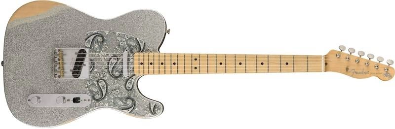 Brad Paisley Road Worn Telecaster - Silver Sparkle