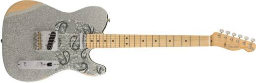 Fender - Brad Paisley Road Worn Telecaster - Silver Sparkle
