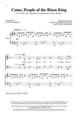 Come, People of the Risen King - Getty /Getty /Townend /Larson - SATB