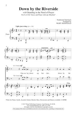 Down by the Riverside with Standing in the Need of Prayer - Traditional Spirituals/McDonald - SATB