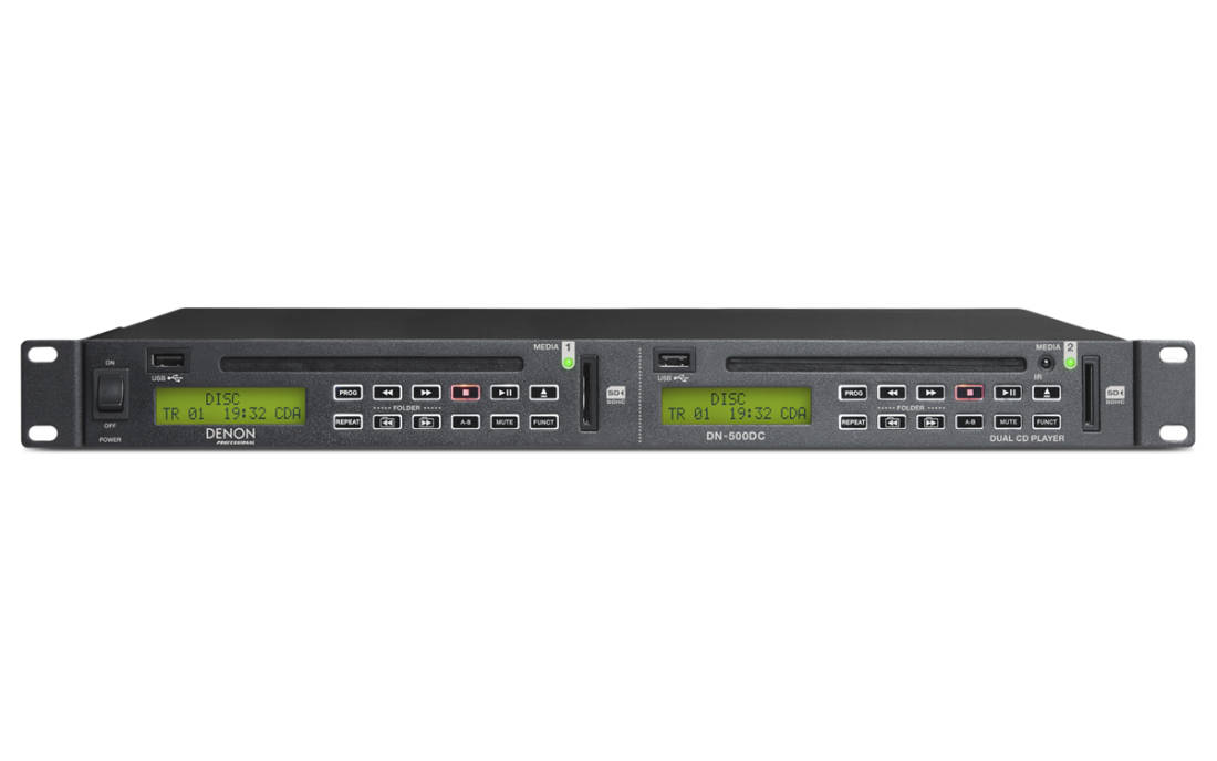 DN-500DC Dual CD/Media Player w/ USB/SD Inputs and RS-232c