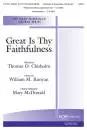 Hope Publishing Co - Great Is Thy Faithfulness - Chisholm\/Runyan\/McDonald - SATB
