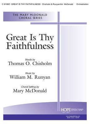 Great Is Thy Faithfulness - Chisholm/Runyan/McDonald - Orchestration