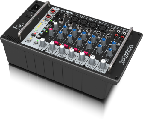 PMP500MP3 Ultra-Compact 500W 8-Channel Powered Mixer with MP3 Player