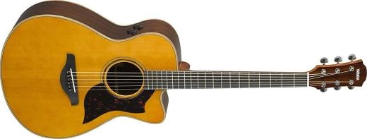 Yamaha - AC3R All-Solid Spruce/Rosewood Concert Acoustic/Electric - Vintage Natural