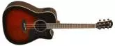 Yamaha - A1R Spruce\/Rosewood Dreadnought Cutaway - Tobacco Brown Sunburst