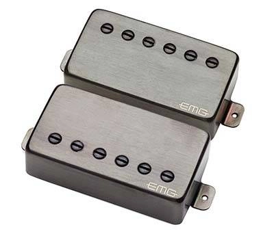 Marty Friedman Humbucker Set - Brushed Black Chrome