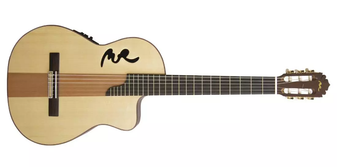 B Cutaway \'Sol y sombra\' Electric Guitar w/Solid Spruce/Cedar Top