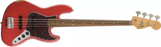 Road Worn 60\'S Jazz Bass, Pau Ferro Fingerboard - Fiesta Red