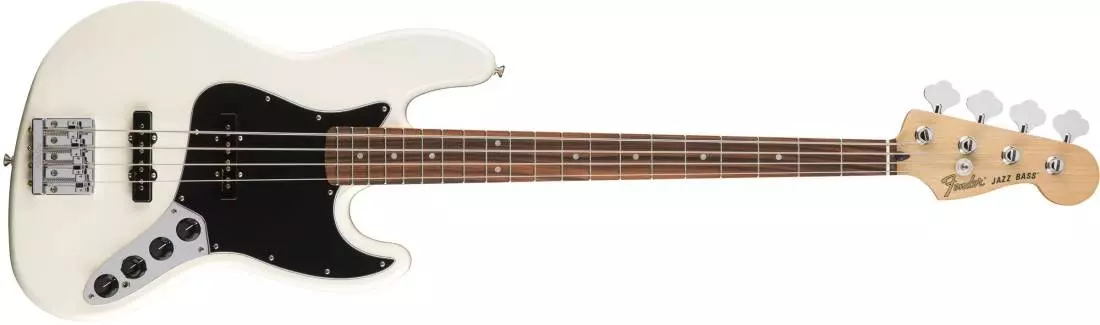 Deluxe Active Jazz Bass, Pau Ferro Fingerboard - Olympic White