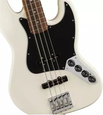 Deluxe Active Jazz Bass, Pau Ferro Fingerboard - Olympic White