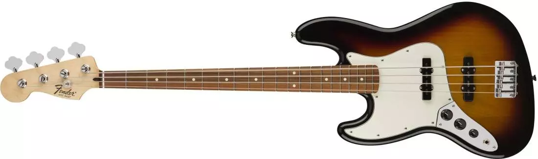 Standard Jazz Bass Left Handed, Pau Ferro Fingerboard - Brown Sunburst