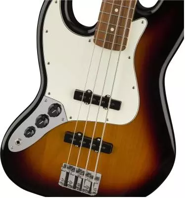 Standard Jazz Bass Left Handed, Pau Ferro Fingerboard - Brown Sunburst