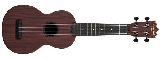 BeaverCreek - Ulina Soprano Ukulele w/Bag - Wood Grain