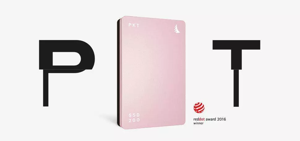 SSD2go PKT SSD Drive, 512GB - Rose