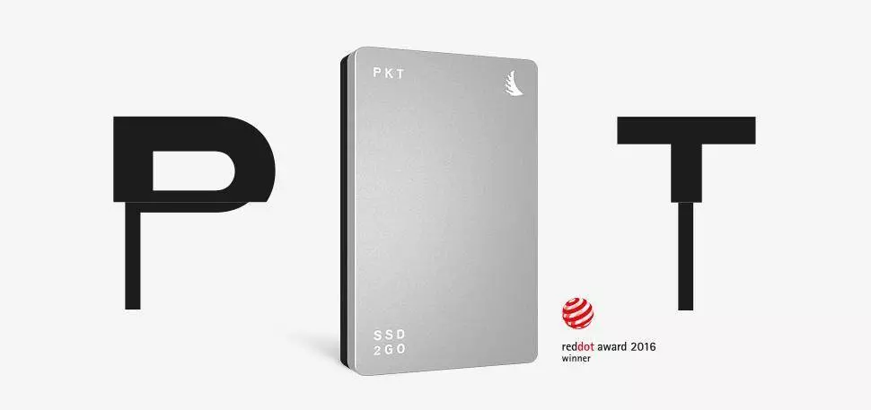 SSD2go PKT SSD Drive, 512GB - Silver