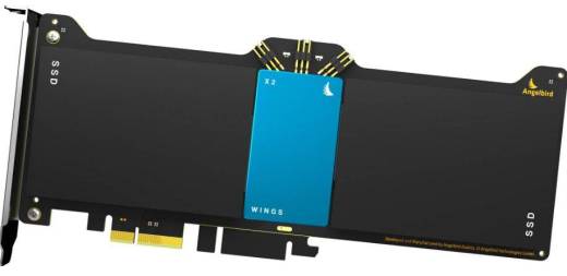 Wings X2 PCIe Hardware Raid Adapter for 2 SSD