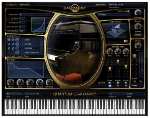 Yamaha C7 Piano Silver - Download