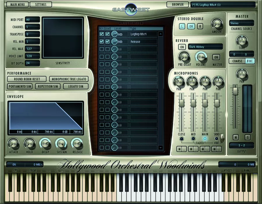 Hollywood Orchestral Woodwinds Gold Edition - Download