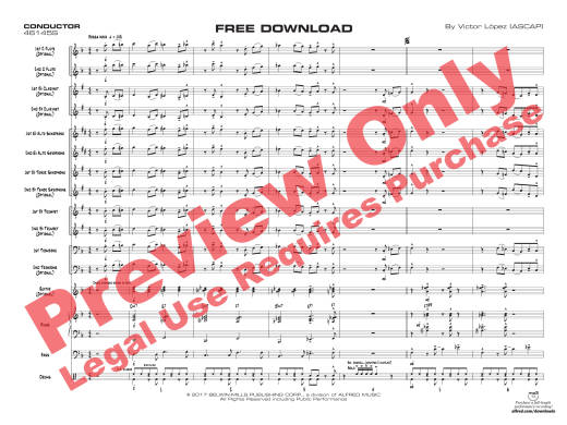Free Download - Lopez - Jazz Ensemble - Gr. 0.5
