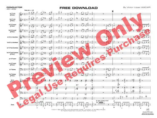 Free Download - Lopez - Jazz Ensemble - Gr. 0.5