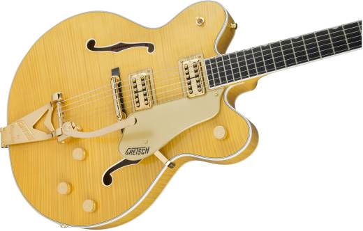 G6122TFM Players Edition Country Gentleman w/String-Thru Bigsby, Flame Maple, Amber Stain