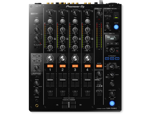 Pioneer DJ - DJM-750MK2 4-Channel Pro DJ Mixer w/ FX + Rekordbox