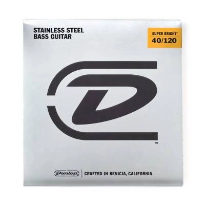 Dunlop - Electric Bass Guitar Strings - Super Bright Stainless - Light - 5-String Set