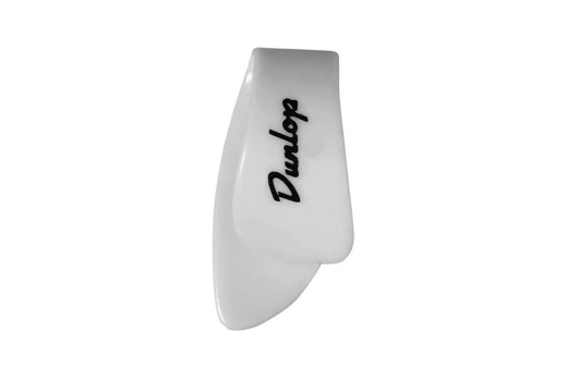 Dunlop - Plastic Thumbpicks, Small, White (12 Pack)