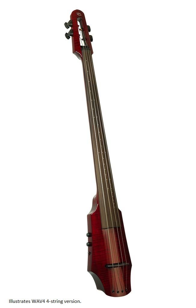 WAV 5 Electric Cello - Trans Red