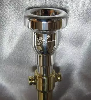 GR E62FD Silver-Plated Flugelhorn Mouthpiece