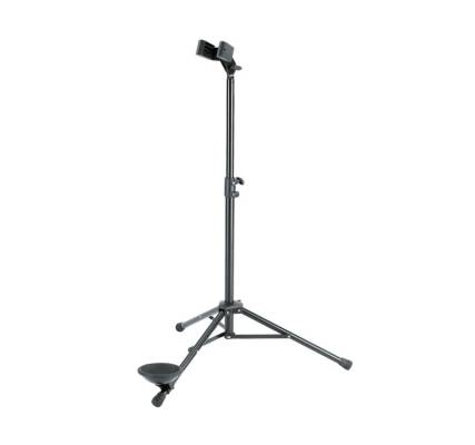 K & M Stands - Bassoon & Bass Clarinet Stand - Black
