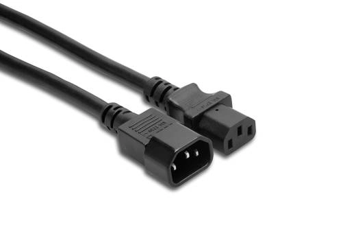 Hosa - PWL-403 Power Extension Cord, IEC C14 to IEC C13 - 3 ftec C14 - Iec C13