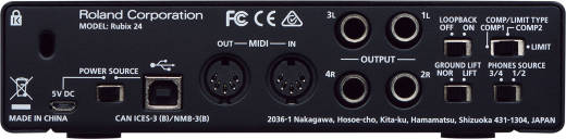 Roland Rubix24 2-In/4-Out USB Audio Interface | Long & McQuade