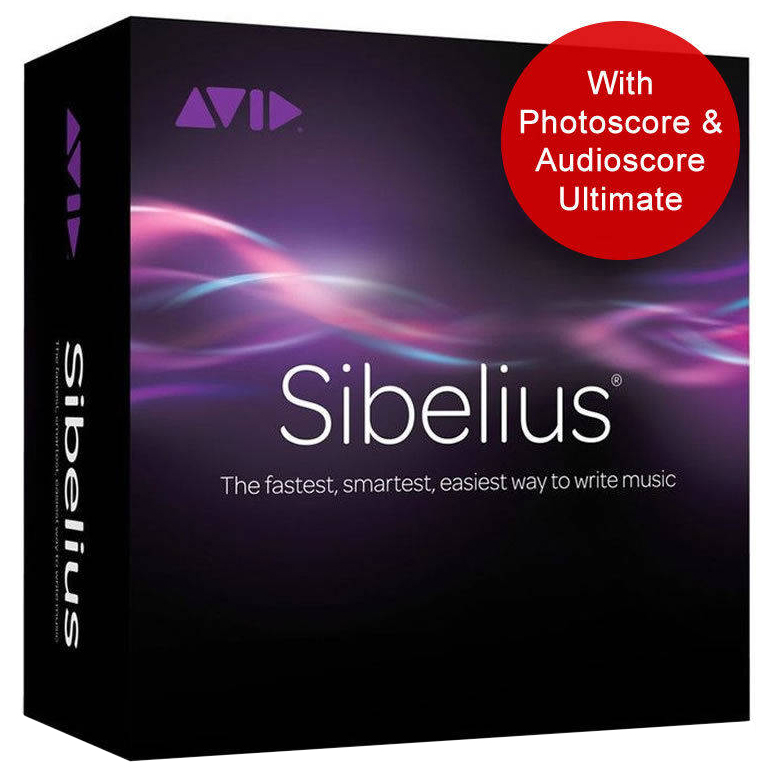 Sibelius with Upgrade Plan + PhotoScore & NotateMe Ultimate and AudioScore Ultimate