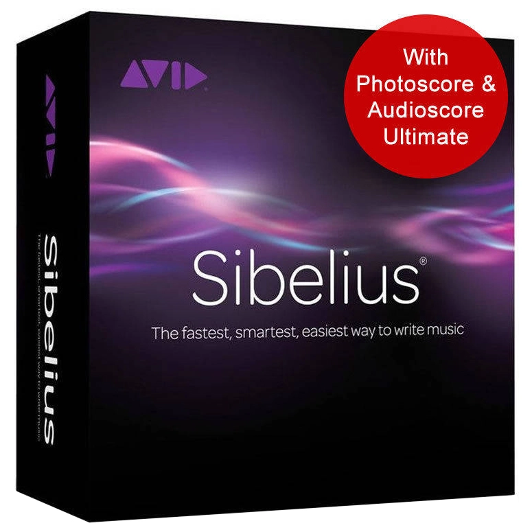 Sibelius Ultimate with Upgrade Plan + PhotoScore, NotateMe and AudioScore (Boxed)