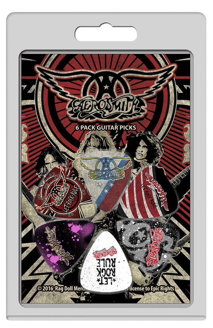 Aerosmith 6 Pick Pack