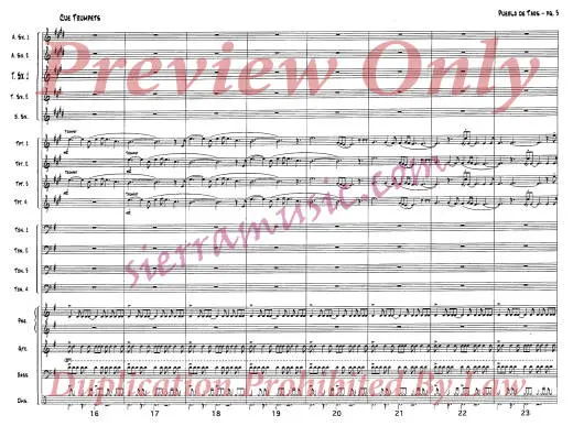 Pueblo de Taos - Traditional/Sturm - Jazz Ensemble - Gr. Advanced